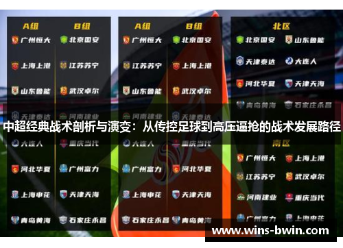 中超经典战术剖析与演变：从传控足球到高压逼抢的战术发展路径