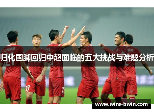 归化国脚回归中超面临的五大挑战与难题分析 归化国脚回归中超面临的五大挑战与难题分析